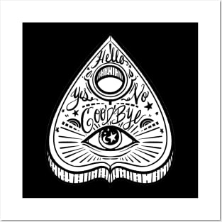 Ouija planchette Posters and Art